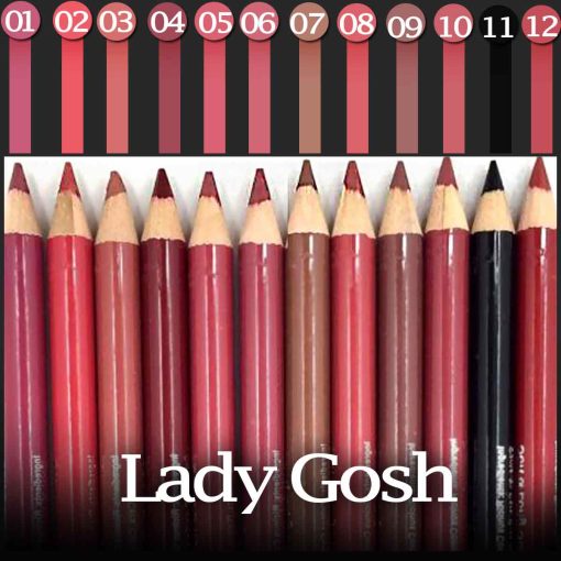 خرید عمده مداد خط لب لیدی گاش lady gosh | پخش عمده انواع برند های مداد لب باکیفیت بازار | قیمت عمده فروش مداد آرایشی لوازم آرایشی | اصل | اورجینال | فانتزی